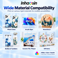 Printer Inkjet UV Presisi Stabil 6090 dengan Rel Pemandu Senyap untuk Pencetakan Papan Iklan dan Keramik