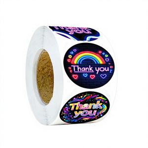 Rollo de Etiquetas de Papel Impermeables Personalizadas con Estampado en Frío y Etiquetas Autoadhesivas para Envasado de Café y Cosméticos - Product Image 1