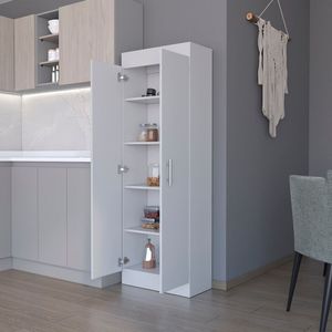 Armoire garde-manger DB Rangement de cuisine blanc de la collection Clinton - Product Image 5