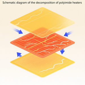 UL Polimida pemanas Toilet duduk Polimida elektrik elemen pemanas fleksibel industri elektrik PI pemanas untuk modul baterai - Product Image 5