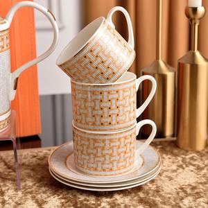 Ensemble de thé et de café en céramique mosaïque européenne de luxe, 15 pièces, capacité de 200 ml, écologique, couleur personnalisée, vente chaude - Product Image 4