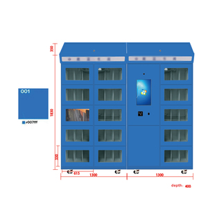 Casilleros Inteligentes para Campus Zhongshun, Pantalla Táctil, Búsqueda en Línea, Cerradura Electrónica de Combinación, Estructura Ensamblada, Impermeable y Ecológico - Product Image 4