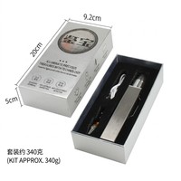 Linterna de Identificación de Jade 3 en 1, Luz UV de 365nm, Luz Blanca y Amarilla, Recargable por USB, IP65, Acero Inoxidable, Pantalla Digital