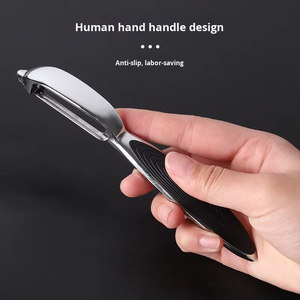 ที่ปอกผักผลไม้สแตนเลสแบบใช้มือ ด้ามจับกันลื่น ใช้งานสะดวก สำหรับปอกมันฝรั่ง อเนกประสงค์ ใช้ได้ยาวนาน สำหรับเตรียมอาหาร - Product Image 3