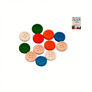 Bottoni in Legno Ilan 15mm 30 Pezzi Accessori per Cucito e Artigianato - Product Image 2