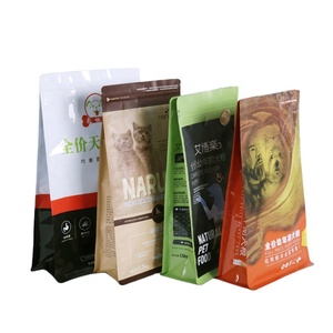 Personnaliser l'impression refermable fond plat 8 côté joint feuille <span class=keywords><strong>chien</strong></span> chat traiter collation <span class=keywords><strong>pochette</strong></span> emballage en plastique sac de nourriture <span class=keywords><strong>pour</strong></span> animaux de compagnie 15kg - Product Image 4