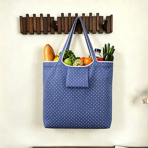 <b>Large</b> Capacity Foldable Shopping Handbag Waterproof Washable Eco <b>Bag</b> for Supermarket & Daily Errands - Product Image 5
