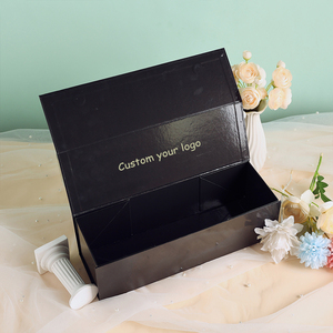 Proveedor reciclado personalizado estampado en relieve Matat laminación lujo plegable magnético regalo caja de embalaje de papel - Product Image 1