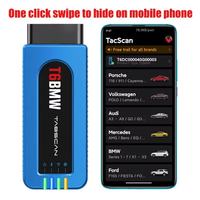 Eucleia TabScan T6BMW, lecteur OBD2 sans pilote, remplacement de l'ICOM A2, WIFI, J2534, DOIP, CANFD, codage, programmation, BMW, MINI, Rolls Royce