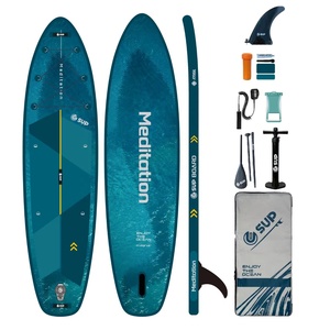 Planche à pagaie <span class=keywords><strong>gonflable</strong></span> E-SUP à double couche de <span class=keywords><strong>11</strong></span> <span class=keywords><strong>pieds</strong></span>, conception à double couche, résiste aux vagues océaniques - Product Image 5