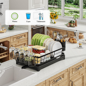 Égouttoir à vaisselle en métal à un niveau, idéal pour la cuisine - Vente chaude - Product Image 4