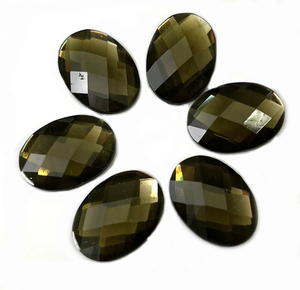 Vente hors stock Coréen hot fix stone hotfix époxy strass hotfix acrylique strass formes ovales néon <span class=keywords><strong>orange</strong></span> - Product Image 4