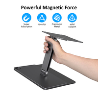 Support de tablette pliable en alliage d'aluminium magnétique 360° °   Support de bureau rotatif réglable en hauteur et en angle pour iPad Pro M4
