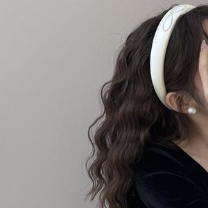 Bandeau en forme d'arc en cristal avec strass, accessoires de cheveux élégants pour femmes, design coréen - Product Image 3