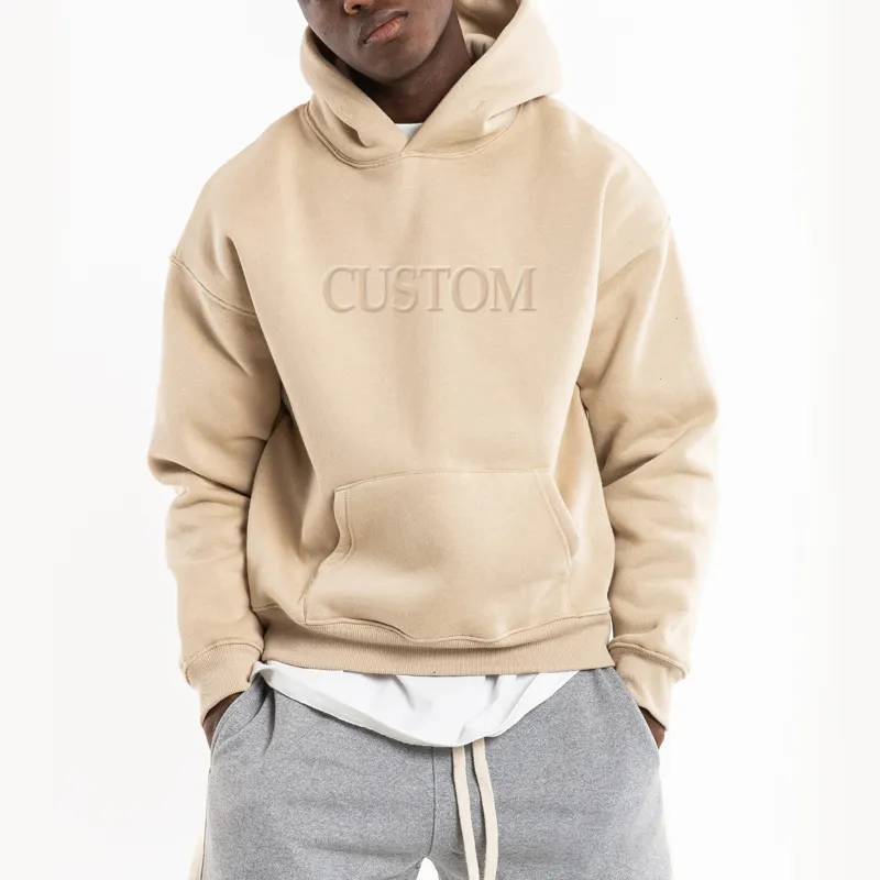 custom oem logo hoodie custom embossed pullover sweatshirt hoodie for men