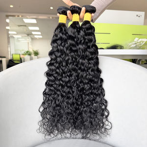 Cheveux humains vierges non traités à 100 %, mèches de cheveux ondulés naturels pour femmes noires, mèches de tissage de cheveux à double trame faite à la machine - Product Image 5