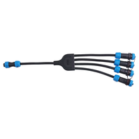 Câble d'extension de capteur industriel RS485 Modbus Splitter Hub IP68 1 à 4 Compatible avec SenseCAP Sensor Hub IoT Outdoor Use