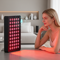 Panneau de luminothérapie LED de bureau à commande vocale de niveau médical, multi-longueurs d'onde, lumière bleue, lumière rouge, dispositifs de thérapie infrarouge