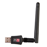 Carte réseau sans fil 300M, récepteur et émetteur WiFi, puce RTL8192eu, adaptateur WiFi USB 300 Mbps pour PC portable
