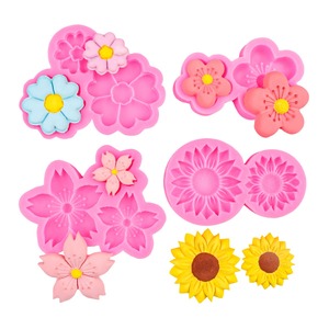 Moule en silicone pour bougie d'aromathérapie de haute qualité en forme de fleur de marguerite, résistant à la chaleur, pour décoration intérieure, vente en gros - Product Image 5