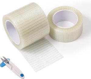 Ruban de réparation imperméable <span class=keywords><strong>pour</strong></span> tentes, auvents de camping-car et bâches, kit de réparation <span class=keywords><strong>pour</strong></span> housses de bateaux et patchs de réparation de voiles déchirées - Product Image 1