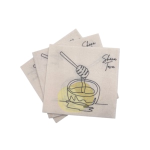 <b>Paper</b> Napkins With Autumn Leaves Print 2 Ply 4 Fold For Thanksgiving Party Use - Product Image 4