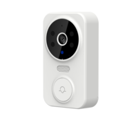 Sistema de Intercomunicación Inalámbrico Inteligente para Exteriores con Timbre con Cámara de Video Blanco y Negro, Videoportero Bidireccional