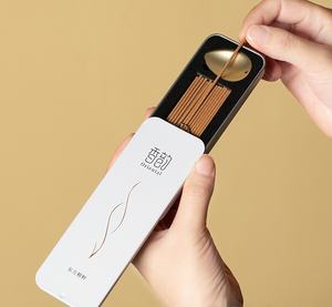 Ensemble de bâtons d'encens OEM avec support Kit de méditation <span class=keywords><strong>zen</strong></span> de luxe avec marque privée Ensemble d'encens écologique Cadeaux pour la méditation - Product Image 1