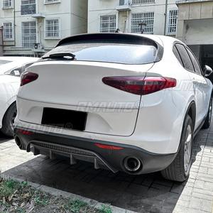 Diffuseur de pare-chocs arrière pour Alfa Romeo Stelvio, spoiler pour Alfa Romeo Stelvio 2017+, protection de pare-chocs, accessoires de voiture - Product Image 4