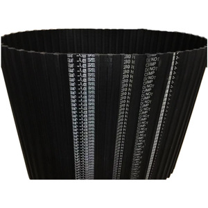 Courroie de distribution synchrone, largeur 30 mm, pas de 20 mm, épaisseur 5 mm, en caoutchouc, pour utilisation en usine de fabrication industrielle - Product Image 4
