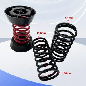 Prezzo di fabbrica diretto di alta qualità su misura a spirale da ginnastica pavimento di compressione molla a bobina piatta torsione in acciaio plastica elegante - Product Image 2