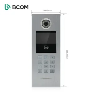 Bcom IP SIP écran tactile 7 pouces professionnel immeuble interphone vidéo