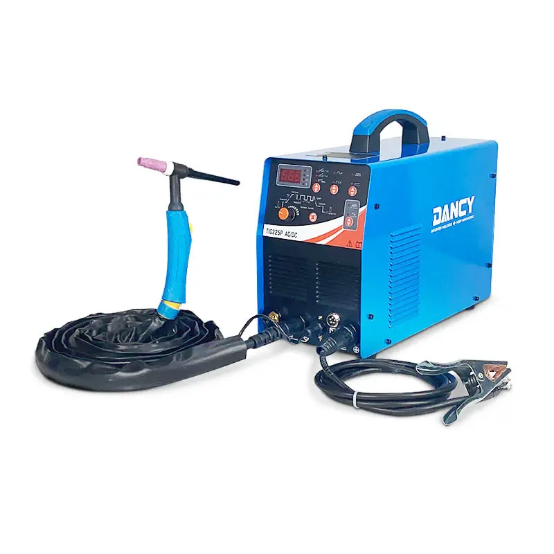 Tig ac dc TIG225P Импульсный сварочный аппарат 220 В инвертор алюминиевый tig цифровой сварочный аппарат Быстрая Поставка со склада
