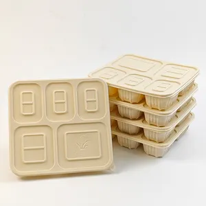 निर्माता प्रत्यक्ष बिक्री उपहार पैकेजिंग बक्से 2 3 4 5 डिब्बे कॉर्नस्टार्च आयताकार खाद्य कंटेनर