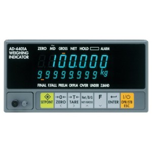 Indicateur de pesage numérique AND AD-4401A, capacité 1 kg, avec interface RS232C RS485 pour usage industriel - Product Image 1