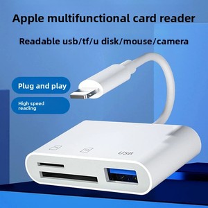 Compatible con Lectores de Tarjetas, Teléfonos Inteligentes, Tabletas, Tarjetas de Memoria TF, Cámaras, <span class=keywords><strong>Cable</strong></span> Adaptador OTG Multifuncional de Alta Velocidad CF-111 <span class=keywords><strong>USB</strong></span> - Product Image 3