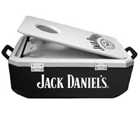 Glacière en plastique HS avec jeu de lancer de sacs de haricots Cornhole, glacière pour jouer à des jeux de lancer, glacière pour aliments