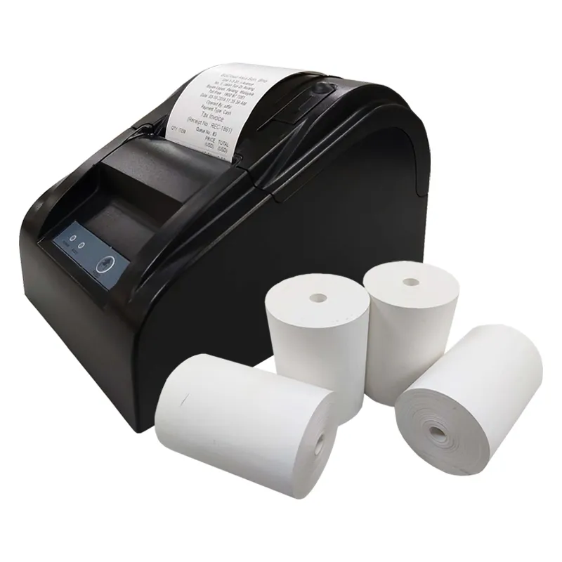Wholesale Coreless Thermal Paper Rolls Cash Register Paper 57X40MM For Supermarket Bank Hotel Restaurant