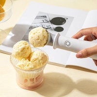 Outil de cuisine Design en aluminium Cuillère à crème glacée thermostatique chauffante à chauffage électrique Poignée confortable