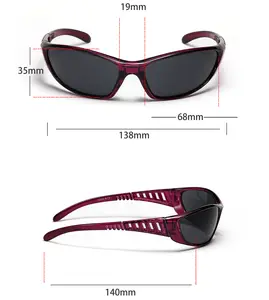 Ins Y2k ajur tasarım gözlük 2023 spor Retro tasarımcı erkek kadın özel toptan tırmanma dağ kayak bisiklet güneş gözlüğü