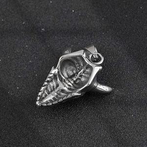 Collar con Colgante de Cabeza de Toro, Estilo Punk Vikingo Gótico, de Acero Inoxidable para Hombre, Venta al Por Mayor de Fábrica - Product Image 4