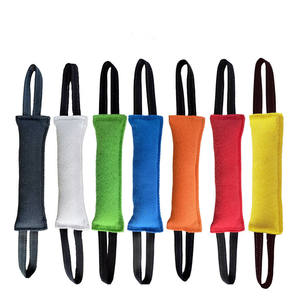 Juguete Profesional de Entrenamiento para Perros, Resistente a Mordidas, con Doble Asa y Material de Lino, para Juegos de Arrastrar y Recoger - Product Image 1