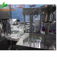 Machine de remplissage automatique de liquides et de pâtes Emi, remplisseur à piston en acier inoxydable pour le remplissage de bouteilles, de bocaux et de flacons