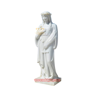 Vente en gros de statue religieuse catholique Design Stone Art Sculpture of St Francis <span class=keywords><strong>Xavier</strong></span> Marble Church Decor - Product Image 5
