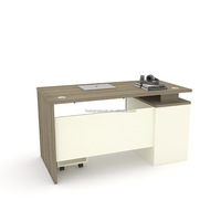 Bureau de direction Sanxin – Poste de travail moderne et simple avec écran, casier et cloison pour employés