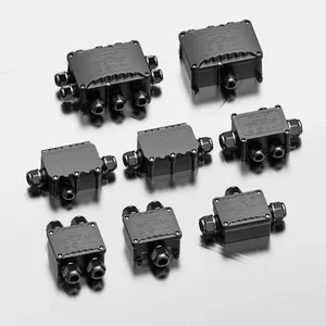 E-Weichat Electrical Plastic Enclosure Cable Terminals Block Ip68 Waterproof Junction Box Outdoor