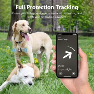 Con gancho de anillo de Metal Anti Lost Locator case a prueba de golpes Hard Pc Dog Cat Pet Tracker Holder para <span class=keywords><strong>Apple</strong></span> airtag - Product Image 3