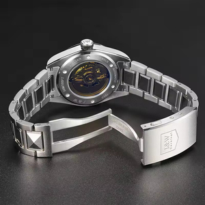 Montre mécanique de luxe pour homme CARNIVAL en acier inoxydable, automatique, étanche 50M, verre saphir, style business - Product Image 3