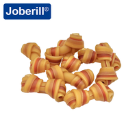 Friandises dentaires pour chiens en gros, bicolores, à base de viande de poulet - Friandises sans céréales de haute qualité pour des dents propres - Prix usine pour l'exportation