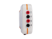 Instrument de mesure d'angle de phase portable à double pince avec précision de 0,5 %, tension/courant CA double canal (0-500 V/200 mA-10 A)